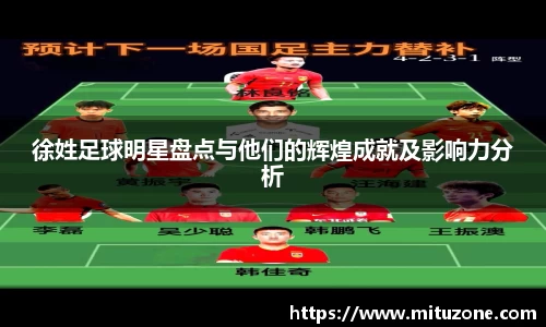 徐姓足球明星盘点与他们的辉煌成就及影响力分析